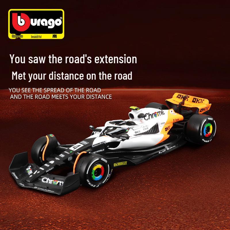2024 Bimei McLaren F1 MCL60 1:43 Металлическая гоночная игрушечная модель автомобиля Сплав Симуляция