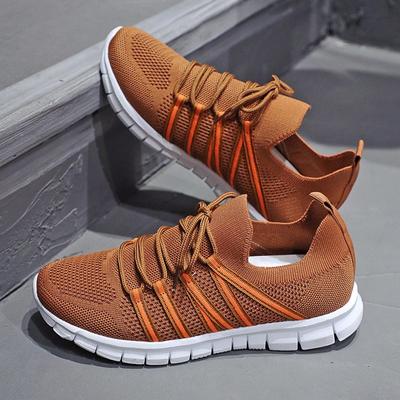 Модные женские повседневные кроссовки, дышащие сетчатые кроссовки, теннисные спортивные туфли на шнуровке, женские кроссовки для бега, женская обувь для ходьбы