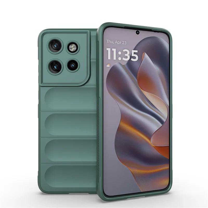 Силиконовый чехол с ощущением мягкой кожи для Motorola Edge 50 Neo Защитная накладка для Moto Edge 50 Pro Fusion Edge 40 Fundas Coque