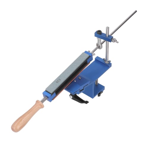 Fixed Angle Knife Sharpener Professional Quick Clip Sharpening Kit with 6 Whetstones for Home Use