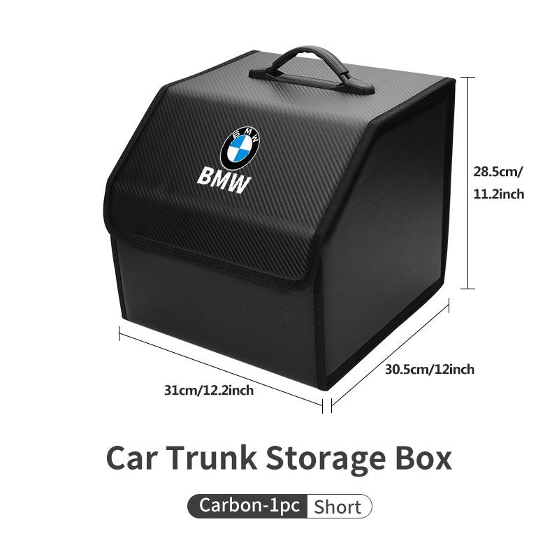 tclvr3 For BMW Car Organizer Trunk Storage Box Stowing Tidying Container Bag G30 G20 M3 M5 E91 E92 E93 E36 E70 X3 X4 X5 X1 E39 F30