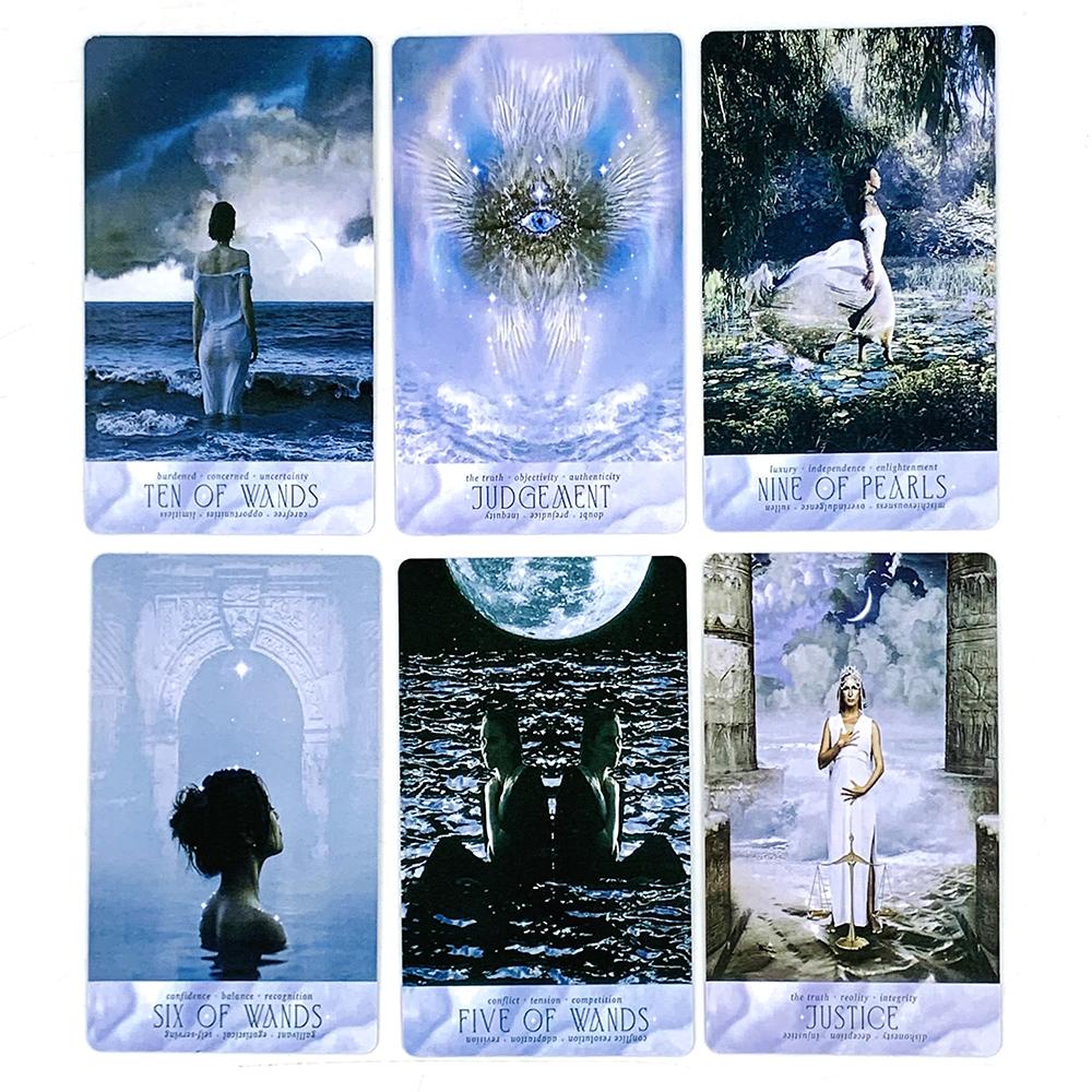 Новые карты Таро A 78 Изысканная колода Оракул Английские Видения Гадание Настольные Игровые Карты, Семейное Развлечение Карточная Игра