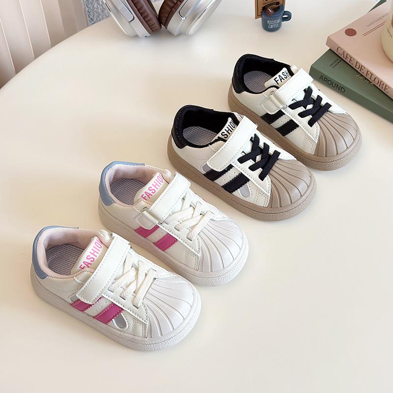 Children's Shell Head Board Shoes Non-slip Baby Shoes Boys Fashion Versatile Casual Shoes Girls Shoes