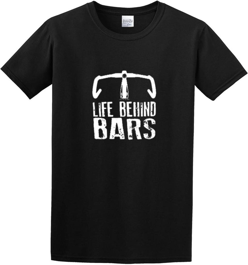 Life Behind Bars Cycling Unisex Short-Sleeve T-Shirts Black