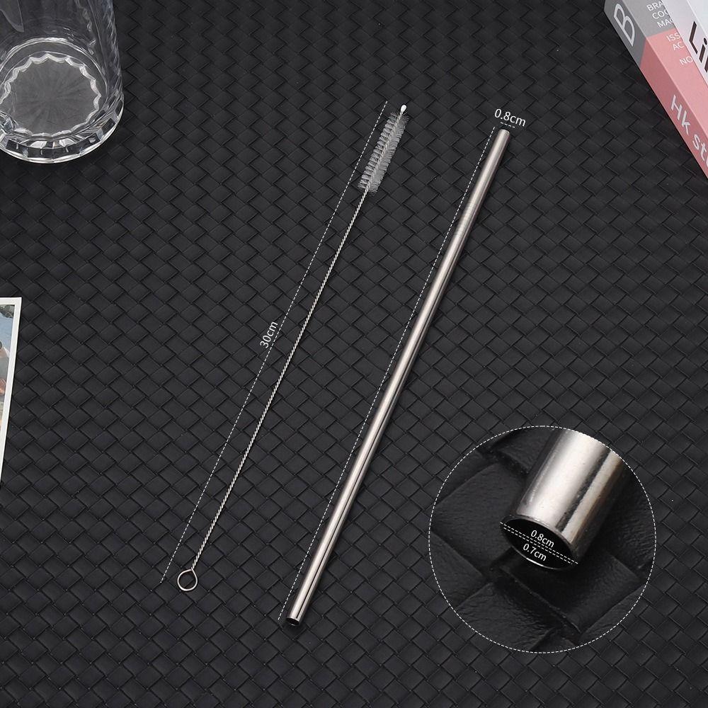 1 шт., серебряные соломинки из нержавеющей стали, прямая изогнутая сменная соломинка для чашки Stanley 30 унций 40 унций Tyeso