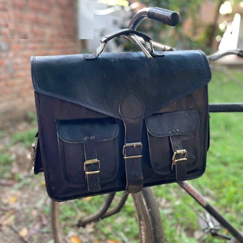 Сумка-мессенджер из кожи ручной работы через плечо для ноутбука, офисная сумка-портфель, деревенская винтажная сумка-мессенджер для мужчин и женщин