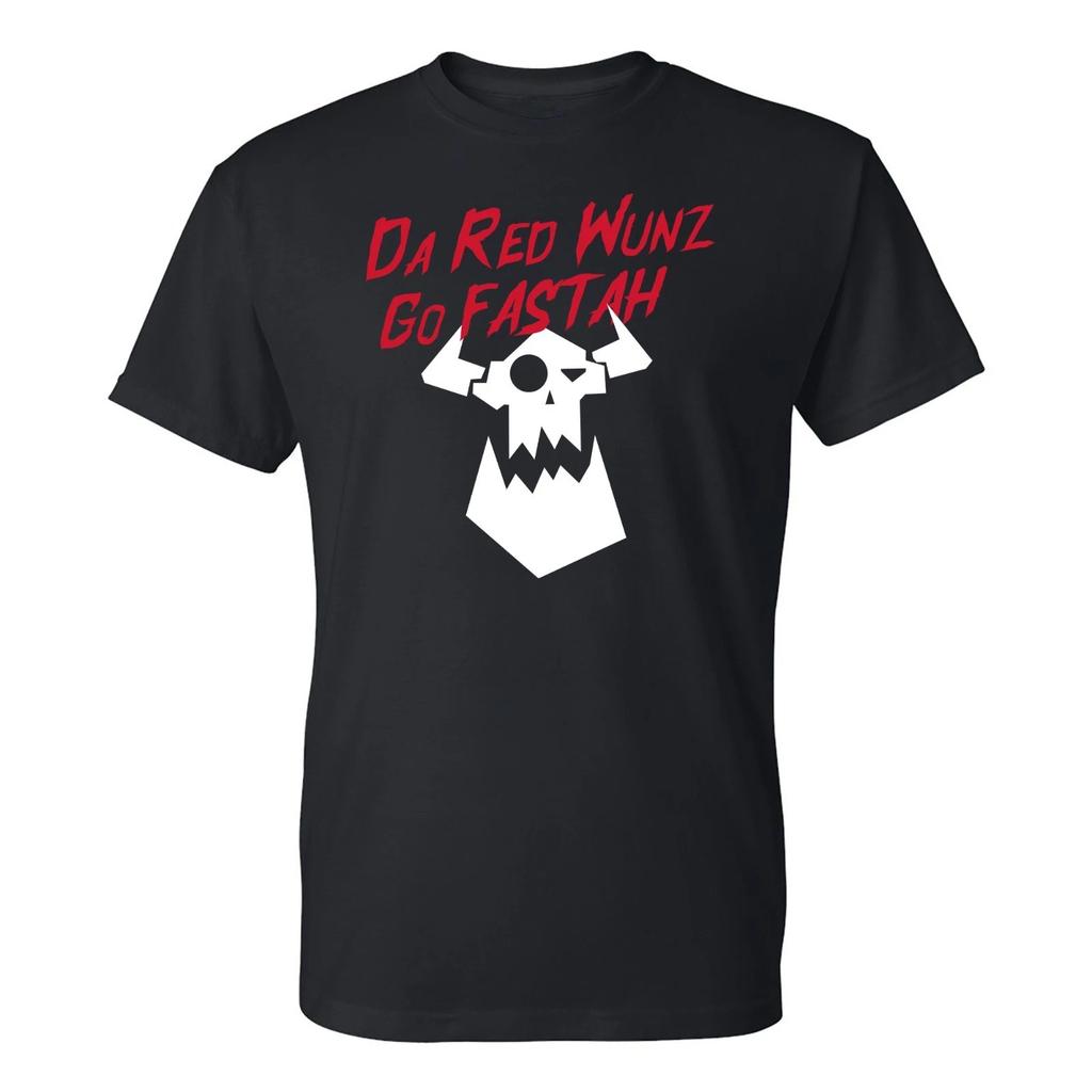 UGP Campus Apparel Da Red Wunz Go Fastah - Miniature War Gaming Orks T-Shirt