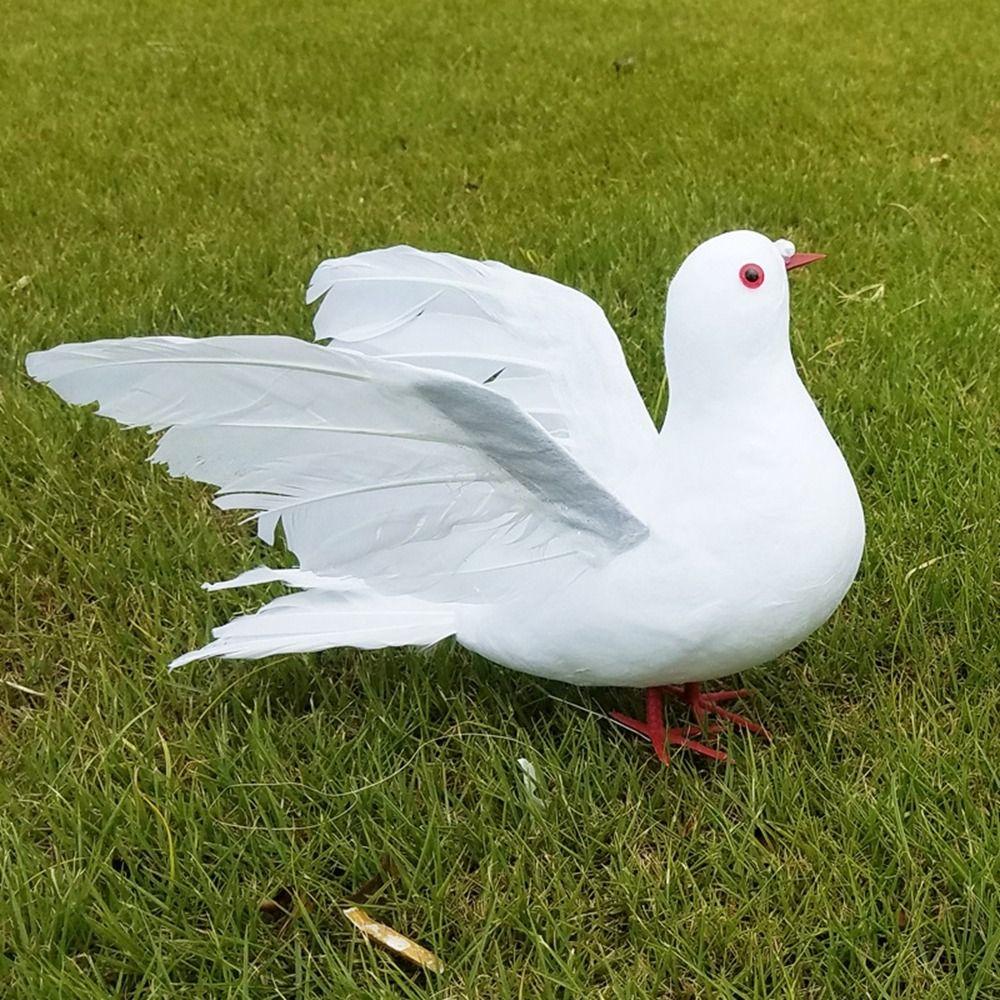 Bird Peace Dove Small Simulation Dove Creative White Pigeon Garden
