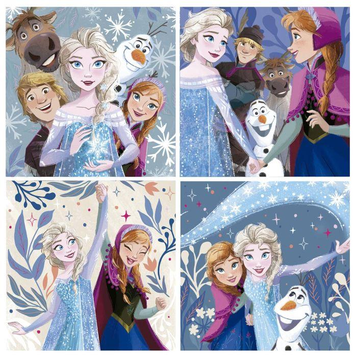 Puzzles Progressifs - Educa - La Reine des Neiges - 4 Puzzles - 12 à 25 Pièces