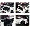 1/32 Skyline Ares Nissan GTR CSR2 литая спортивная модель автомобиля из металла игрушка в подарок