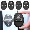 FMO3 4pcs Silicone Car Door Lock Cover Interior Accessorie for Skoda Rapid Fabia Octavia Roomster Yeti Superb Kodiaq Kamiq Citigo VRS
