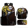 Pixel Halloween Student School Bag Cartoon School Bag Children's Backpack Anime Backpack Satchel