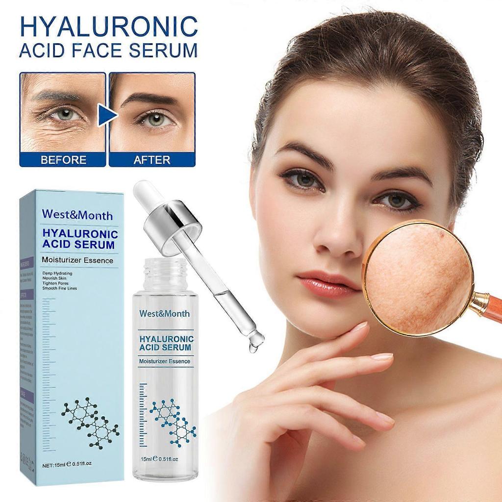 Hyaluronic Acid Facial Serum, Moisturizes Skin Deeply, Brightens Skin And Lightens Fine Lines