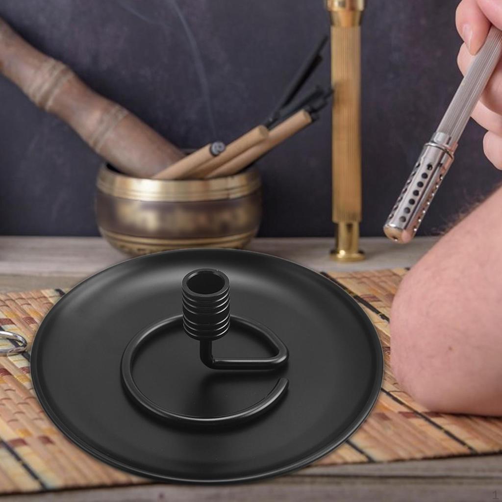 Burner Coil Holder Moxibustion Seat with Base Desk Desktop Decor Wormwood Roll