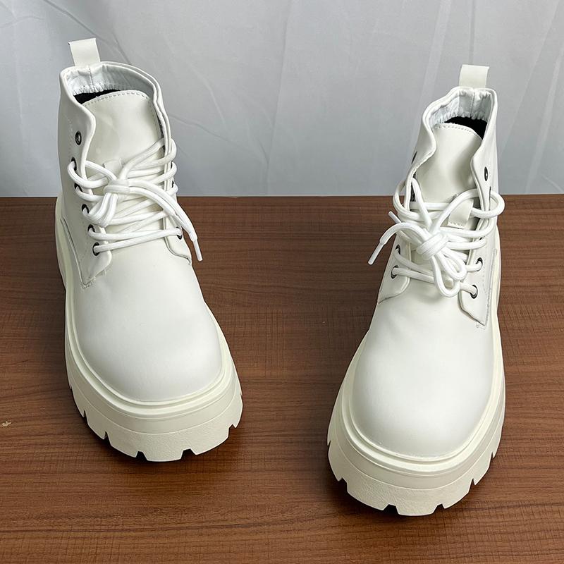 Модная трендовая мужская обувь на толстой подошве, роскошный дизайнерский классический стиль, для повседневной офисной работы, модная уличная обувь, размеры 38-46 и молодежная обувь, белая