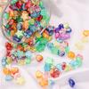 50Pcs 10mm AB Color Acrylic Star Heart Loose Beads for Pendant Necklace Bracelet Making DIY Jewelry Accessories