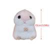 Kawaii Cute Soft Hamster Keyrings Keychains Fluffy Trinkets Car Handbag Pendant Key Chian Ring Holder Birthday Gift