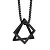 Модное геометрическое хип-хоп ожерелье для мужчин и женщин - Невыцветающее, Простой нишевый дизайн