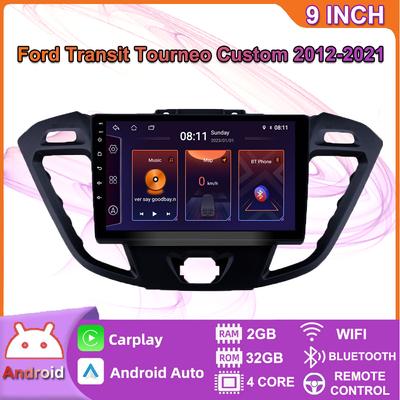 Android для Ford Transit Tourneo Custom 2012-2021 Auto Carplay Мультимедийный плеер DSP IPS видео WIFI Bluetooth GPS навигация 2 + 32 ГБ