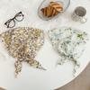Silk Scarf Women's New Literary and Pastoral Floral Versatile Decorative Scarf Scarf Scarf Small Shawl Fashion Triangle Scarf Waist