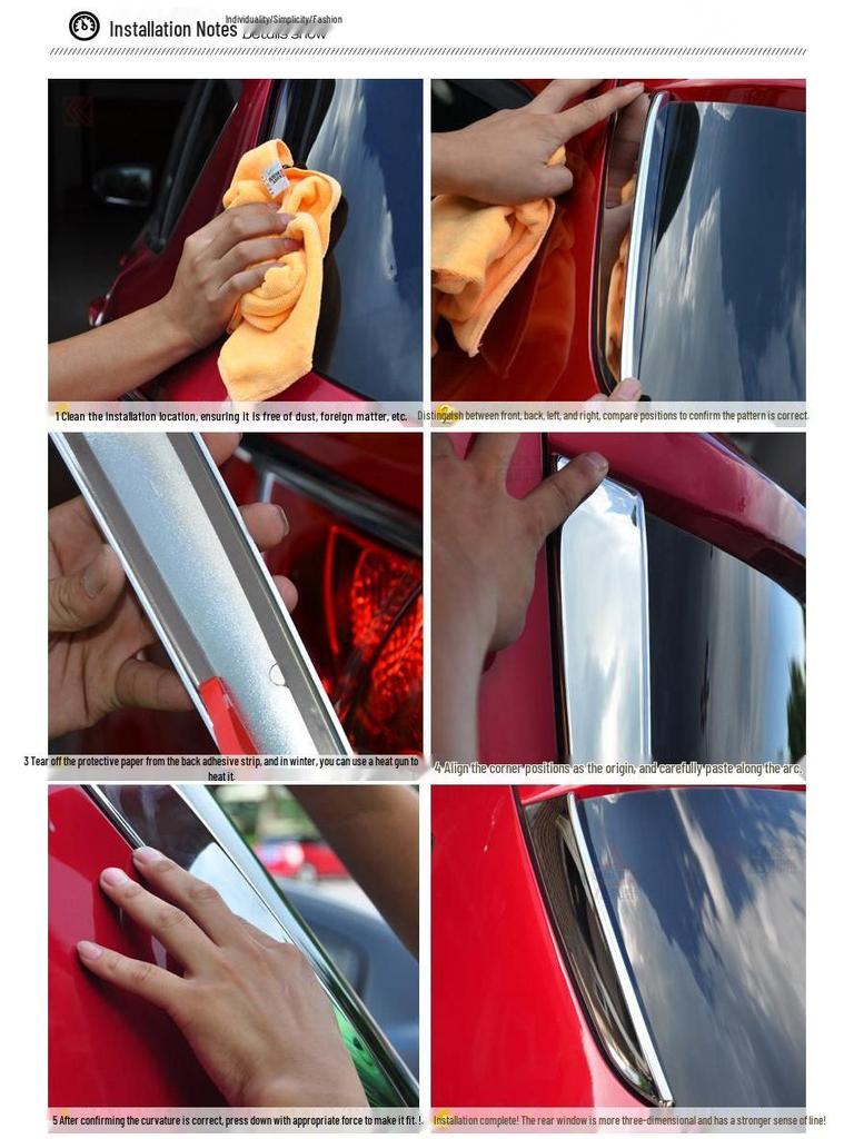 Ford Kuga 2013-2019 Декоративная накладка на заднее стекло, спойлер (Обе стороны)