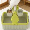 With Food Cup Bird Feeding Station Rack Interactive Parrot Desktop Stand  Training Tool