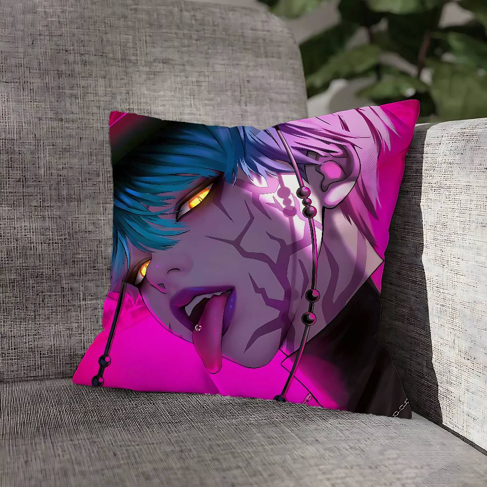 Kpop D-Demon H-Hunters Saja Pillow Case For Sofa Decor Home Car Office Room Printing Cushion Cover Decorations And Protector