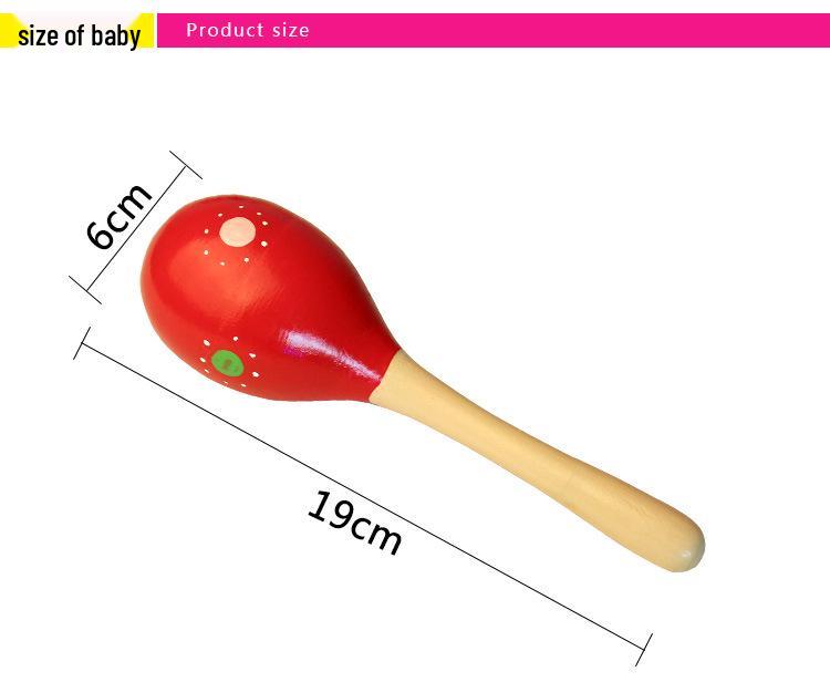 Деревянная погремушка Орфа для младенцев: Песочные погремушки и ручные эспандеры для слуховой тренировки