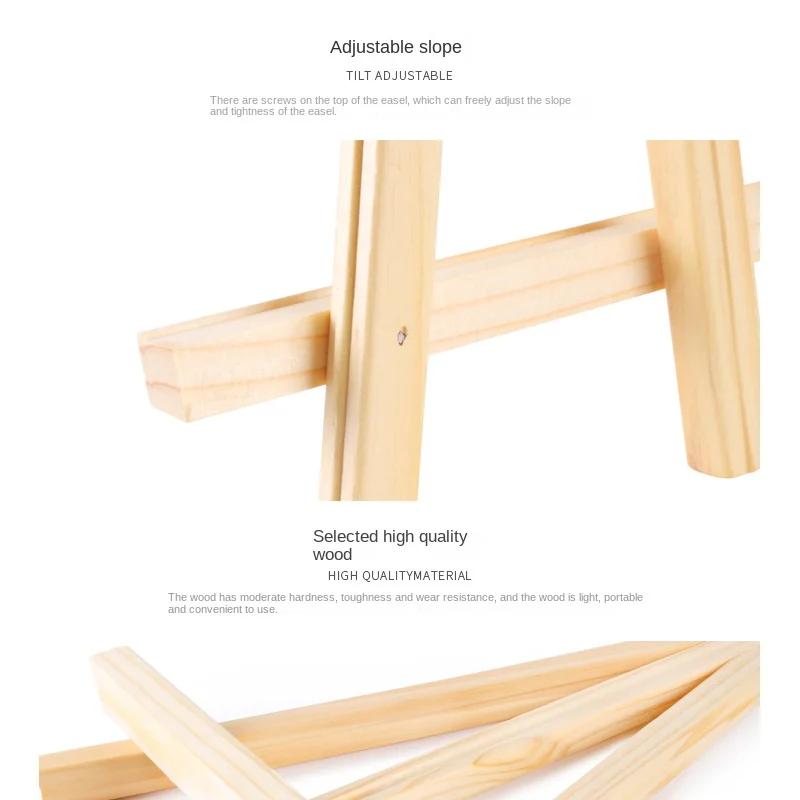 1/5 шт. Мини-мольберт из натурального дерева, Рамка, Штатив, Дисплей, Встреча, Свадебный стол, Подставка для карточек с именами, Держатель для дисплея, Детская живопись, Ремесло