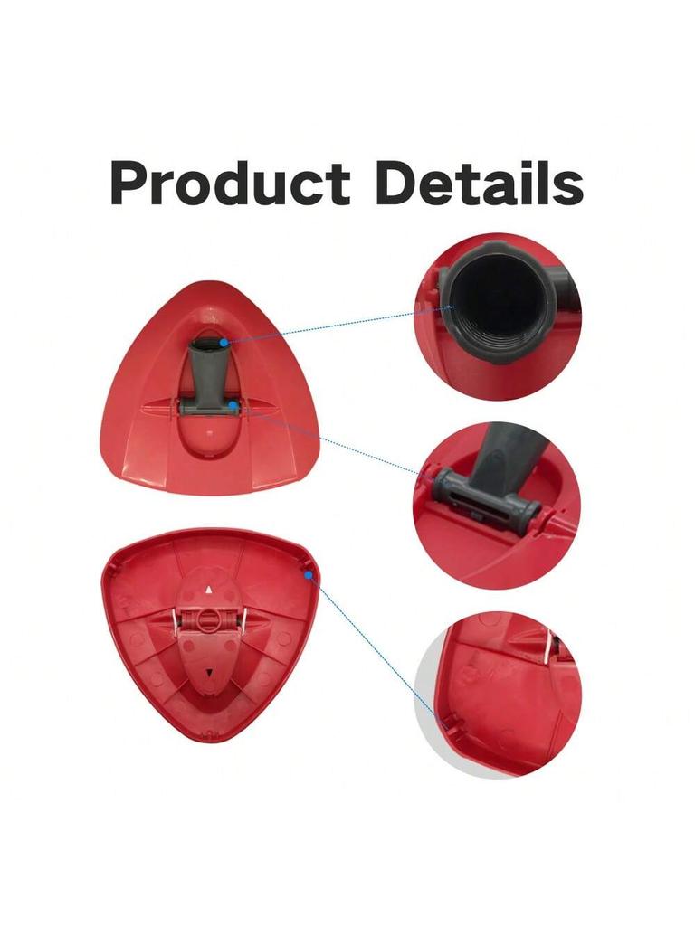 1 Вращающаяся основа для швабры, совместимая с O-cedar и Vileda, запасные части, подходит для швабры 360° с вращающимся ведром и одной емкостью