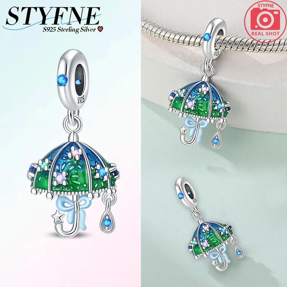 Charms Copper Original Floral Umbrella Four Leaf Clover Moon Butterfly Bracelets Beads Fit Women Diy Fine Jewelry Gifts