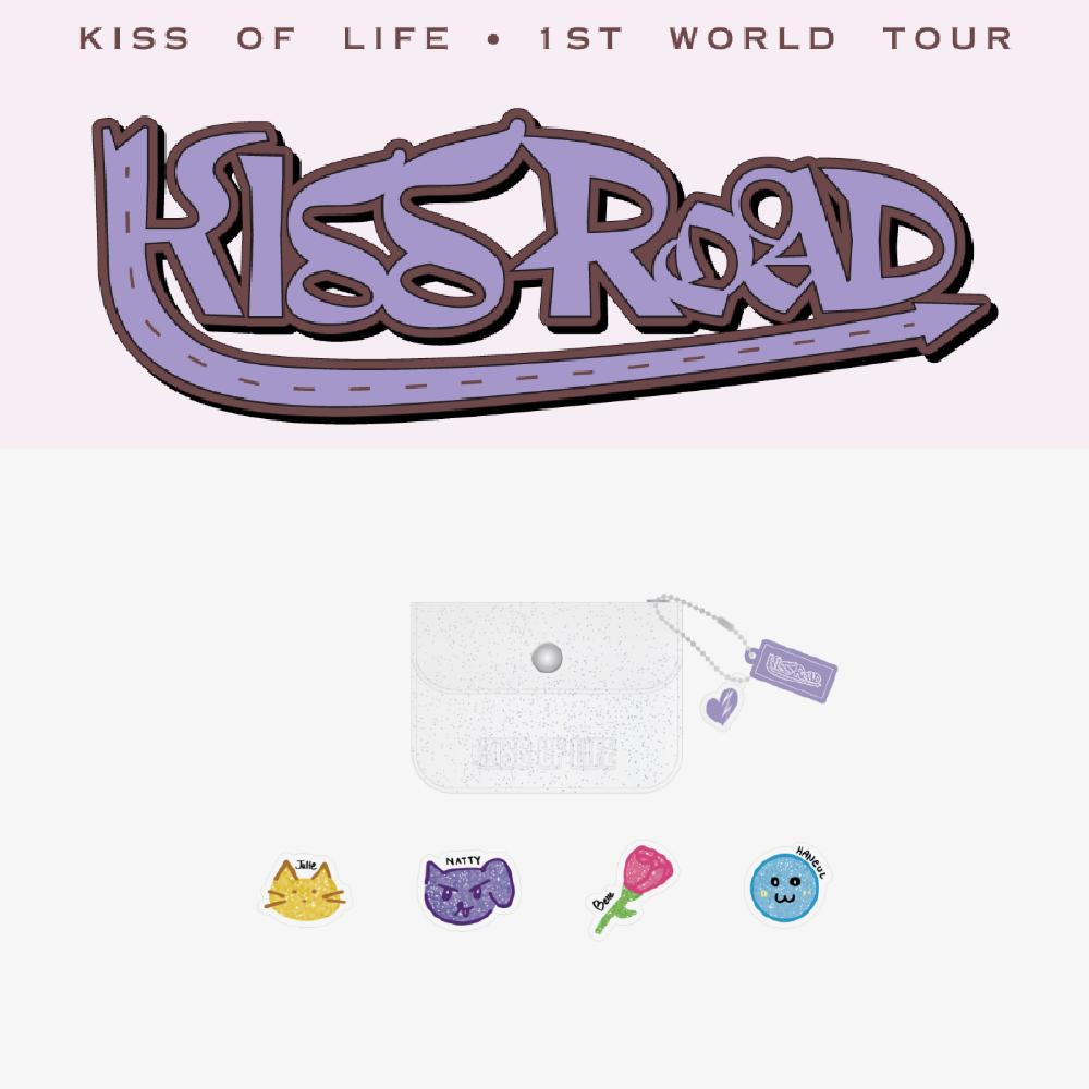 Кошелек из ПВХ KISS OF LIFE 1st World Tour KISS ROAD
