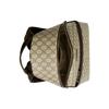 Gucci Vintage Logo Leather Canvas Backpack Kids Backpacks Ebony Brown 271327-KHN5N-8588
