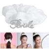 Bride Hair Scrunchies Elastic Rhinestone Letter Bride Hair Scrunchies Bridal Shower Wedding Hair Bands Ponytail Holder