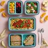 Portable Silicone Foldable Lunch Box - Fresh-Keeping, Classified Storage for Outdoor Picnics