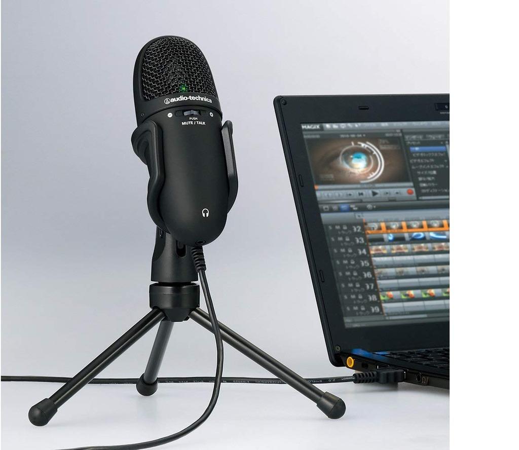 Audio Technica AT9934USB USB Condenser Microphone Work from home/Live broadcast/Recording/Video distribution/Podcast