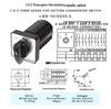 Zhuochao LW8-10/D505.5 102 Panel 3-Speed 5-Position Universal Changeover Switch
