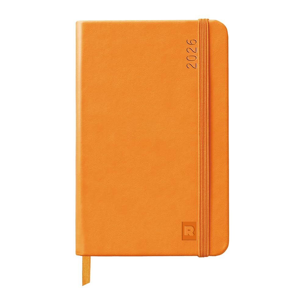 Rhodia January Planner Weekly Vertical Planner Weekly Rhodia Cf117328 [2026 Start] Diary, A6, Type, "Web Vertical" Orange,
