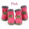 Winter Pet Dog Shoes Warm Snow Boots Waterproof Fur 4Pcs/Set Small Dogs Cotton Non Slip XS For ChiHuaHua Pug Pet Product PETASIA