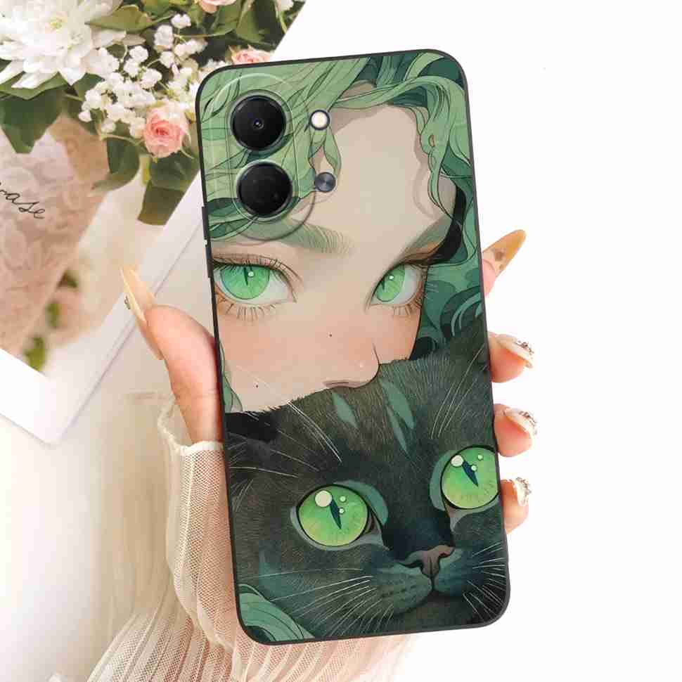 For Tecno Spark Go 3 Case Petty Girl Cover Phone Cases For Tecno Spark Go3 SparkGo 3 Back Cover Fundas Soft Silicone Bumper
