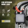 Mini Glare COB Keychain Light USB Charging Emergency Lamps Strong Magnetic Repair Work Outdoor Camping Flashlight