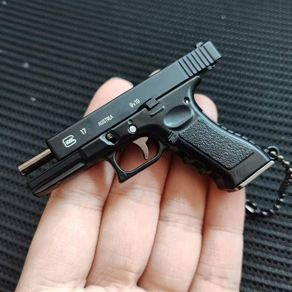 1:3 Мини Пистолет Glock Модель Съемная Бесплатная Сборка Сплав Игрушечный Пистолет Брелок Игрушка Непоседа для Мальчика Коллекция Подарков
