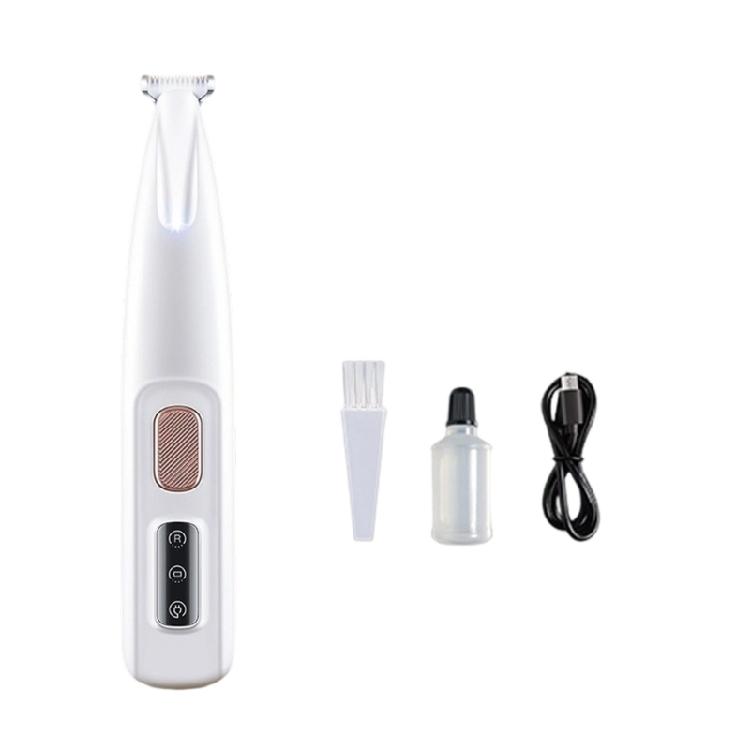 Керамическое лезвие Триммер для лап собак и кошек Беспроводная аккумуляторная машинка для стрижки с малошумным мотором и эргономичной рукояткой