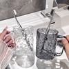 Glacier Pattern Mouthwash Cup Brushing Cup ToothbrushToothbrushes Dental UtensilsTooth Jars Couple's Washbasin Cup