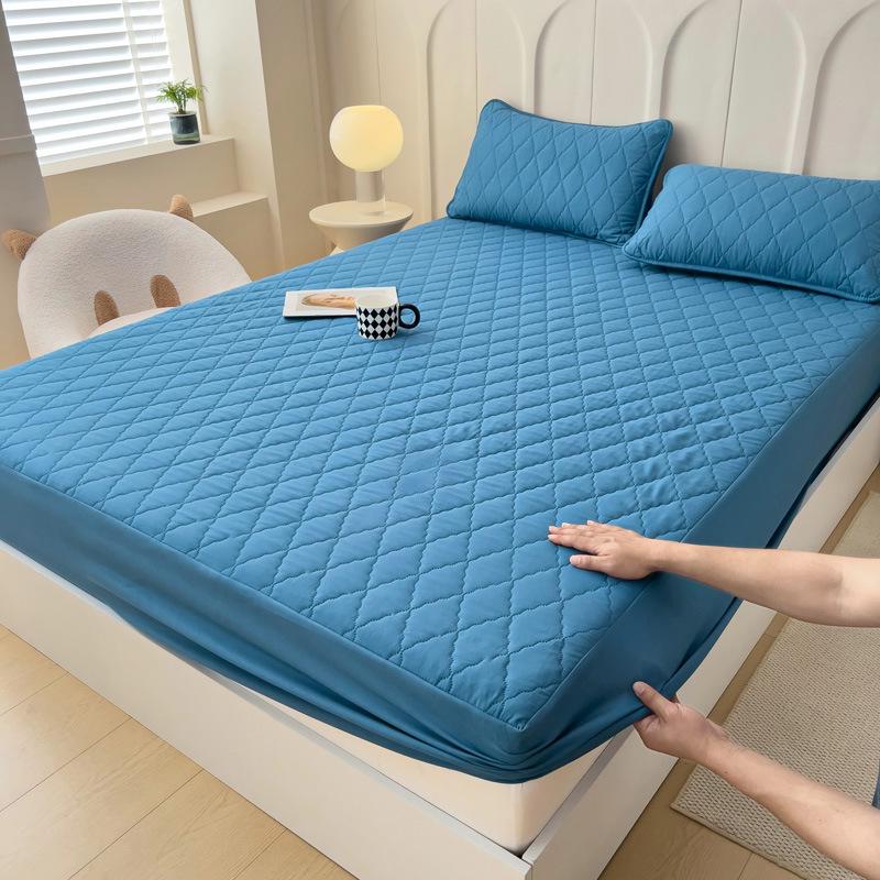 Водонепроницаемая Противоскользящая Стеганая Простыня на Резинке Защитник Матраса