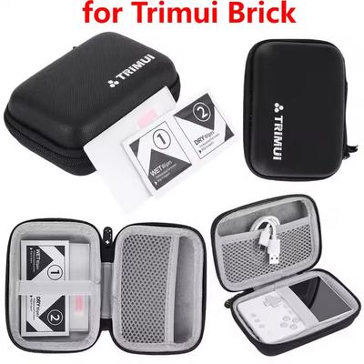 Жесткий транспортировочный чехол для Trimui Brick, закаленное стекло для экрана, ударопрочная сумка для хранения в путешествии для игровой консоли Trimui Brick