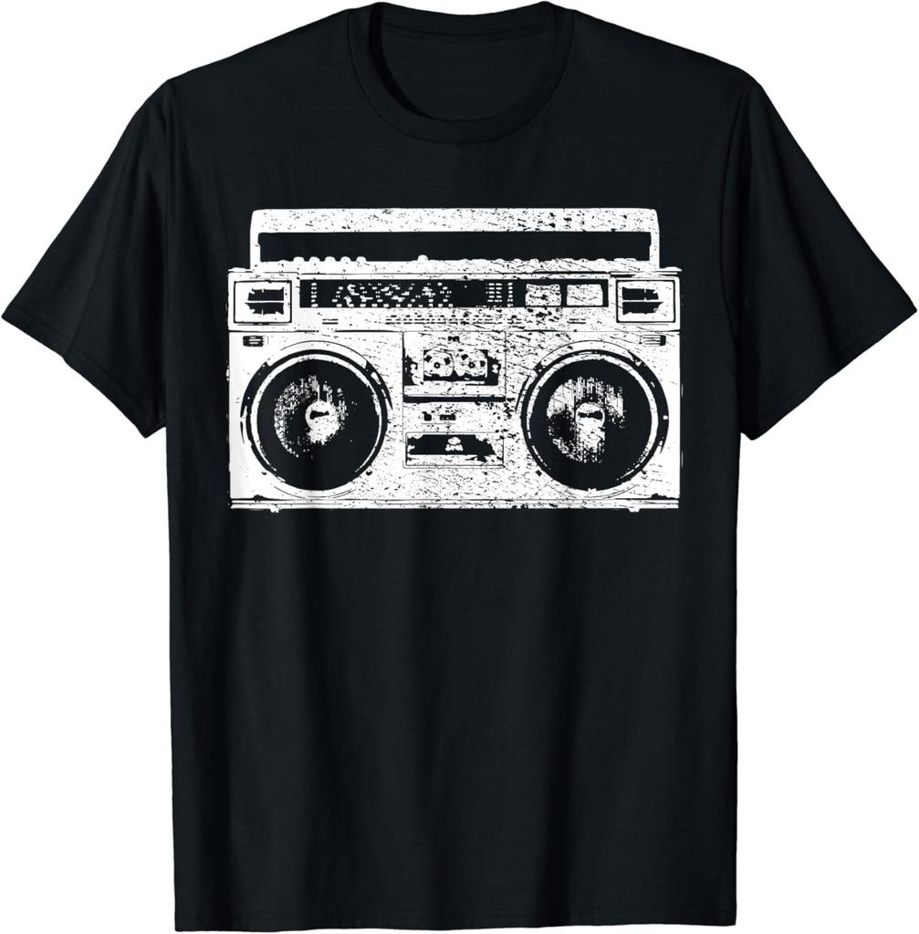 90_s Hip Hop Radio Ghetto Blaster Vintage Gift T-Shirt