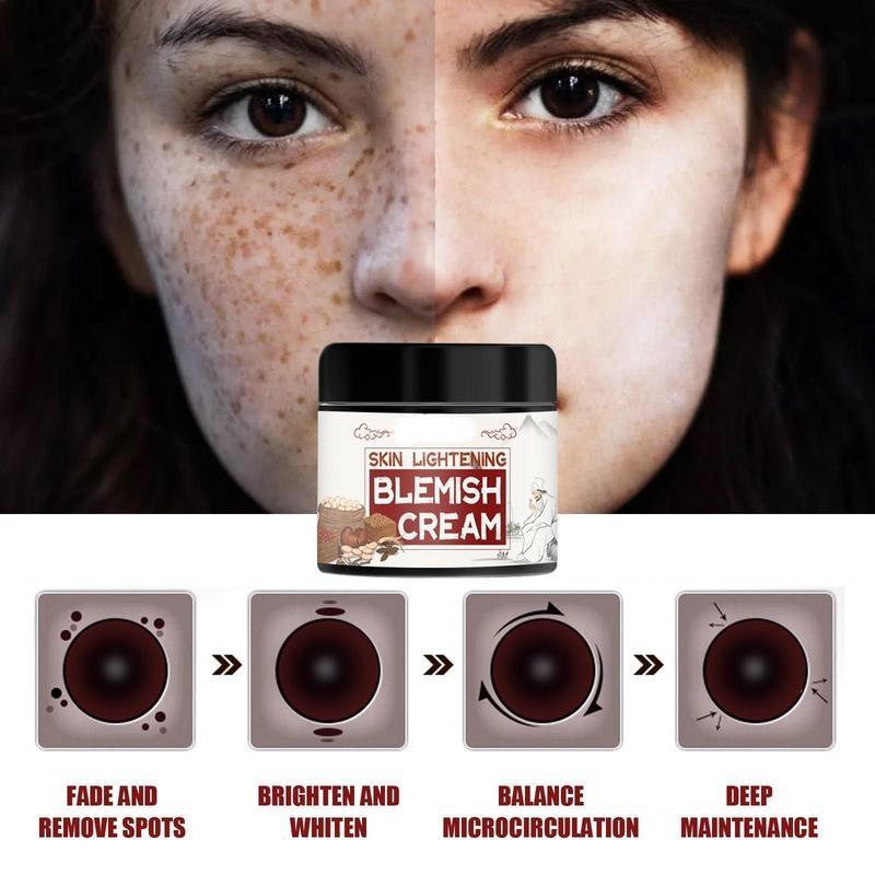 Become Beauty Отбеливающий крем с экстрактом женьшеня Удаление веснушек Отбеливающий крем от пятен от веснушек