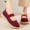 Shoes Women's Summer New Breathable One-pedal Mother Shoes Old Beijing Cloth Shoes Soft-soled Casual Women's Shoes Versatile Single Shoes