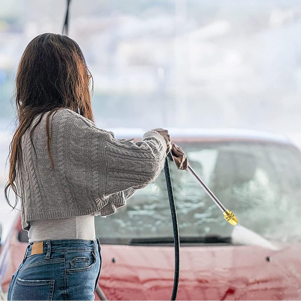 High-Pressure Water Hose Nozzle Long Spray Suitable for Your Home, Car, Garden